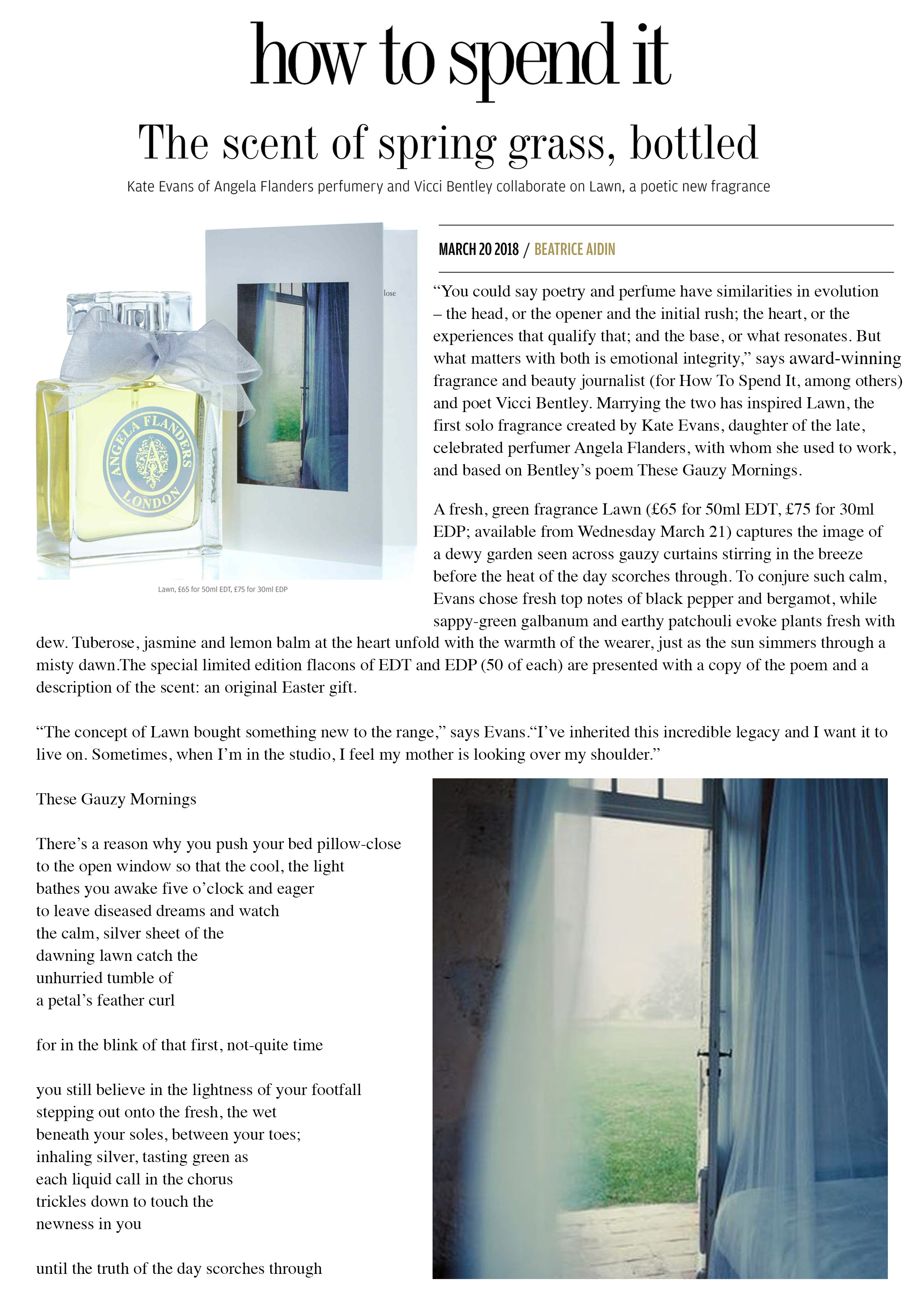 Lawn Eau de Parfum - FT How to Spend it Magazine