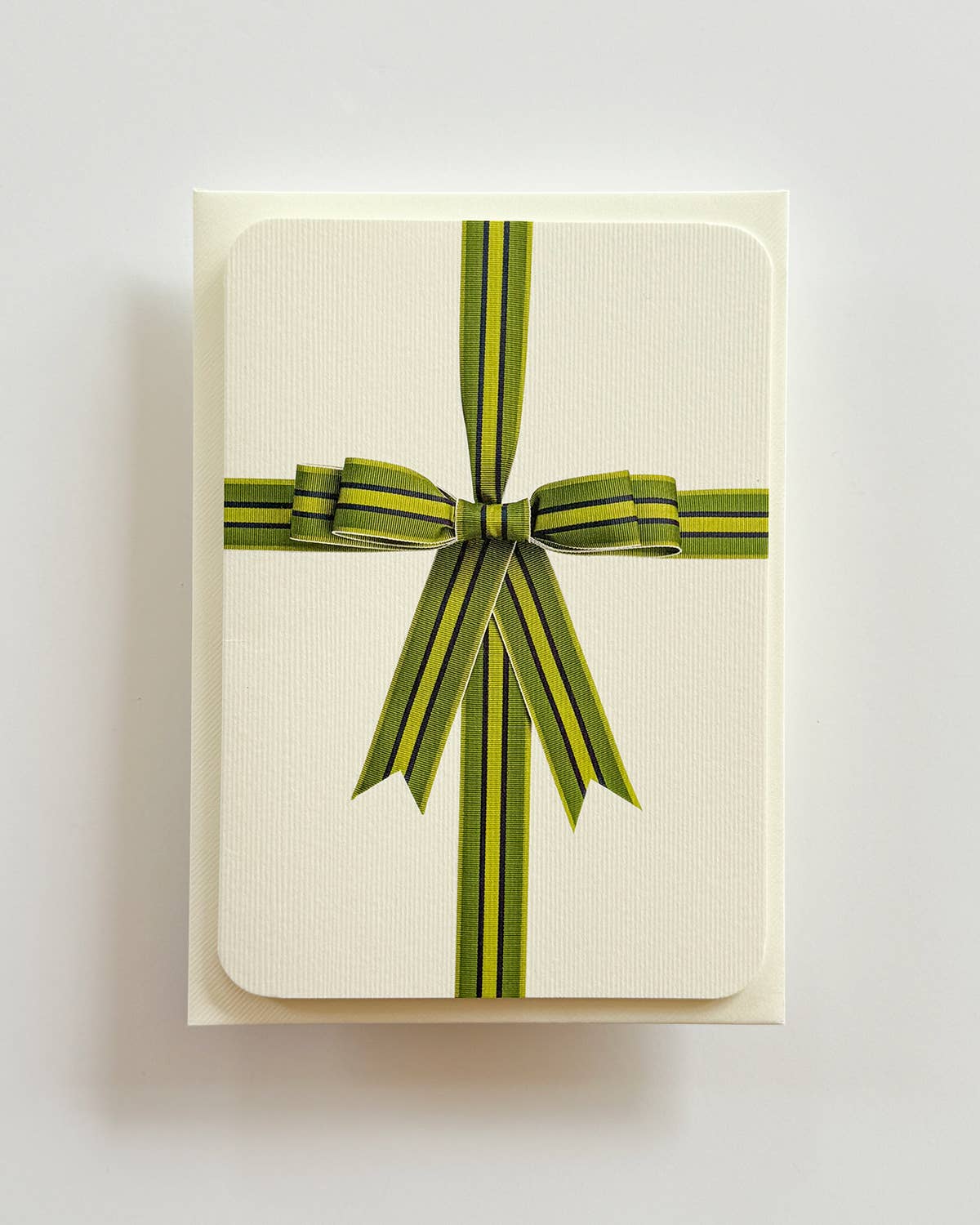 Canonbury Press Green Bow Notecard