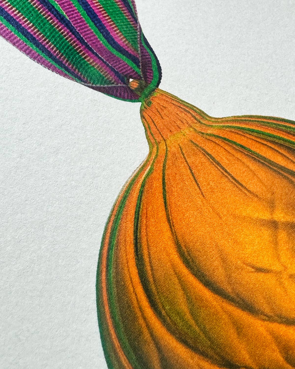 Christmas Baubles Greeting Card- Golden : Individual