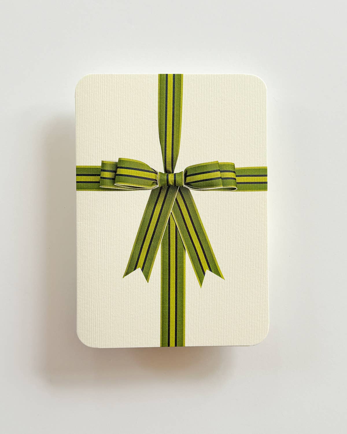 Canonbury Press Green Bow Notecard