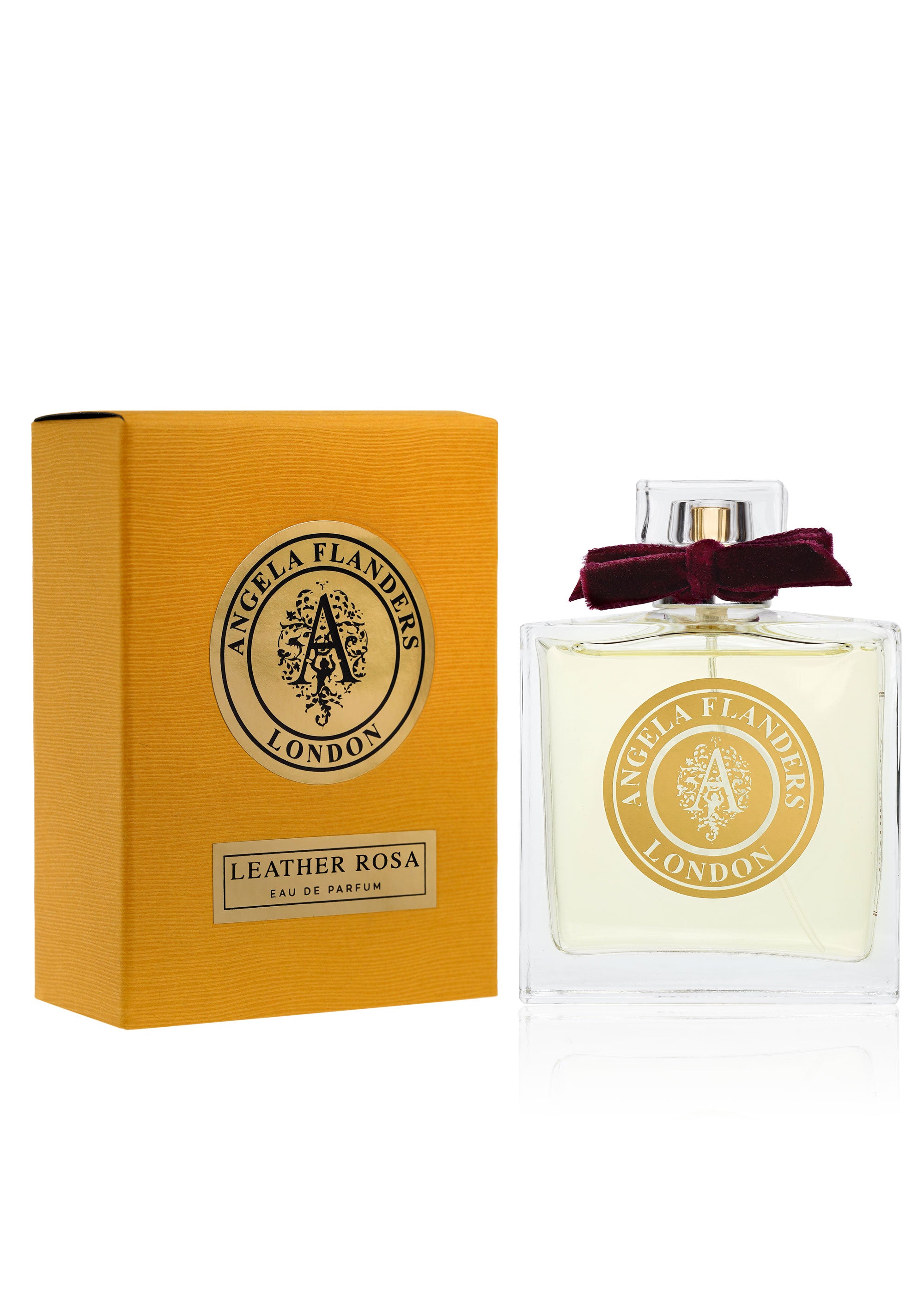 Angela Flanders Eau de Parfum Leather Rosa 100 ml + box