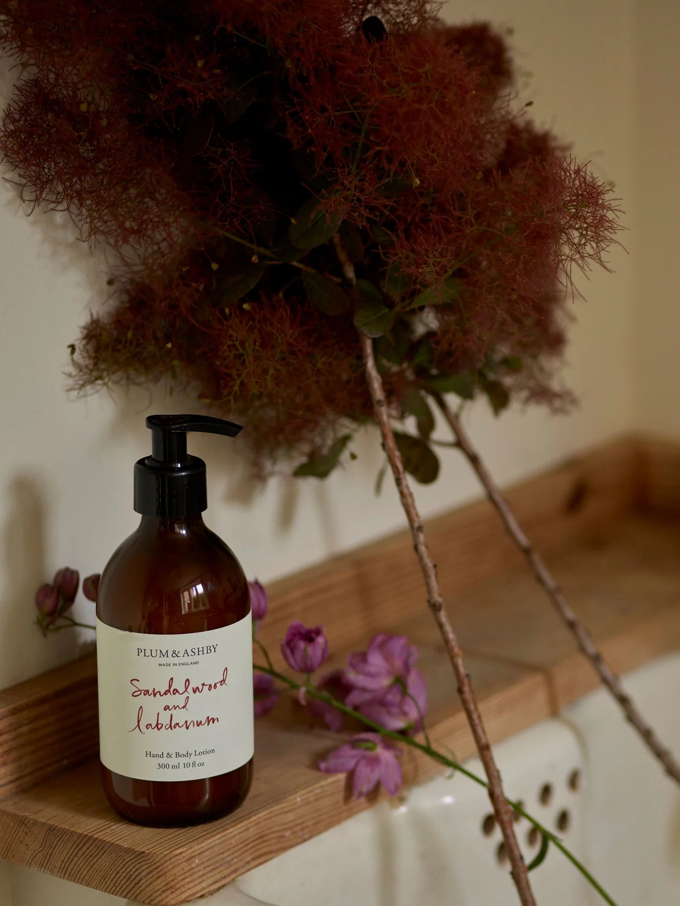 Plum &amp; Ashby Sandalwood &amp; Labdanum Hand &amp; Body Lotion