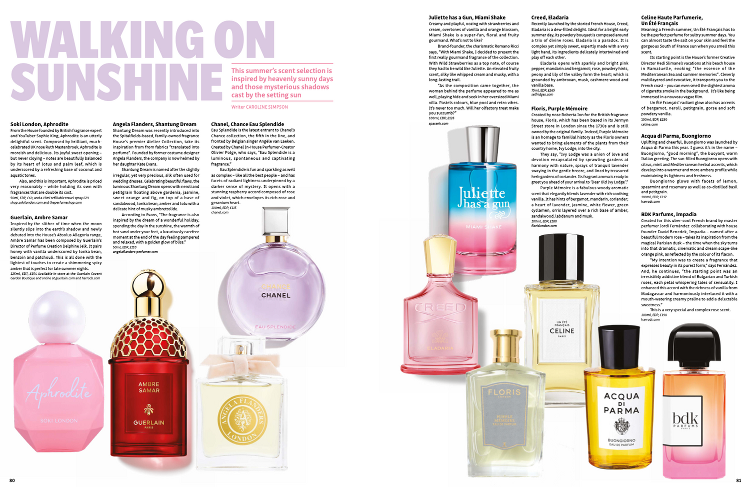 Shantung Dream - Walking on Sunshine - Glass Magazine