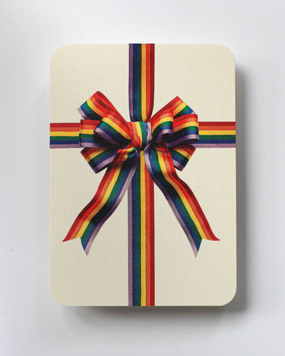 Rainbow Bow Notecard