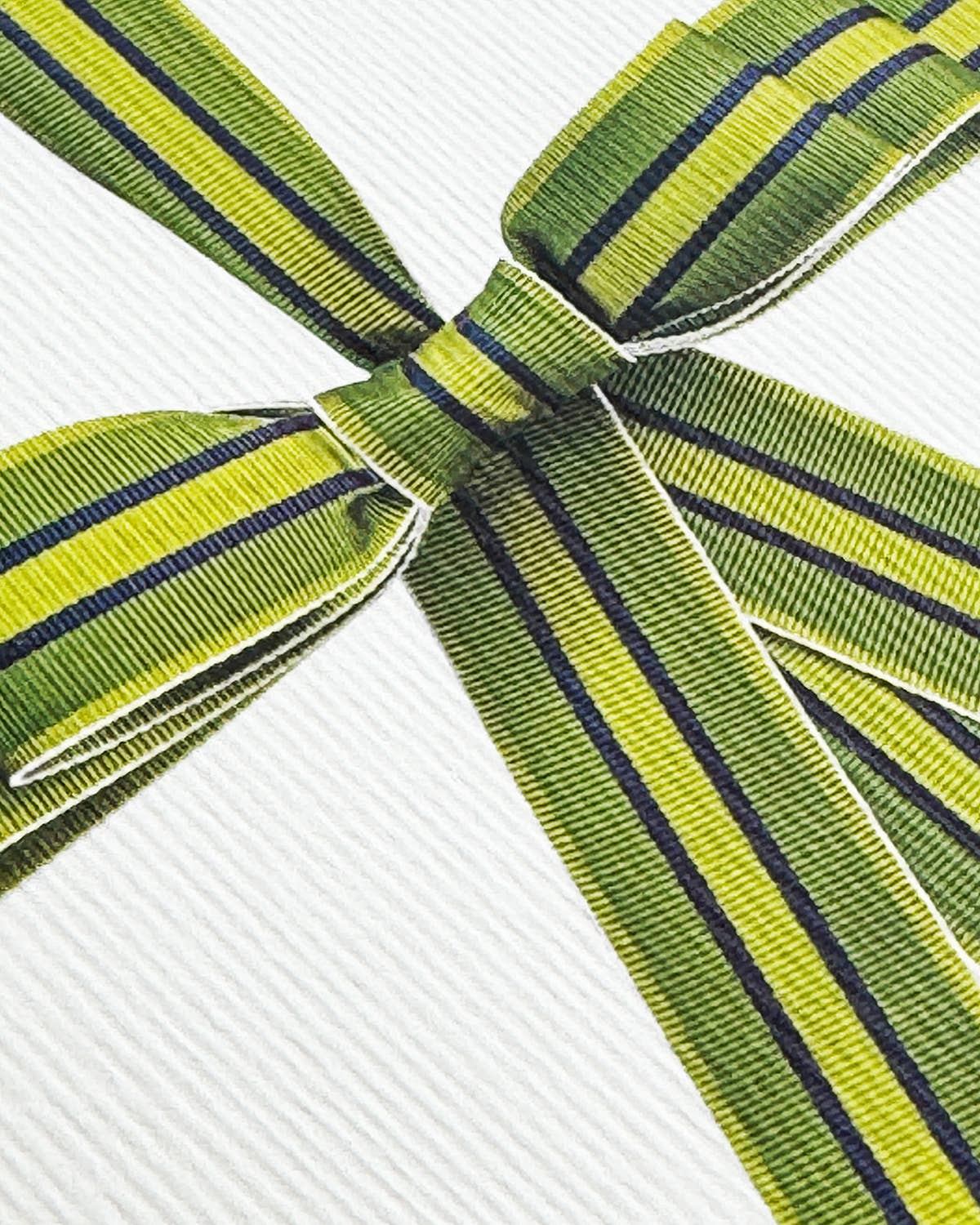 Canonbury Press Green Bow Notecard