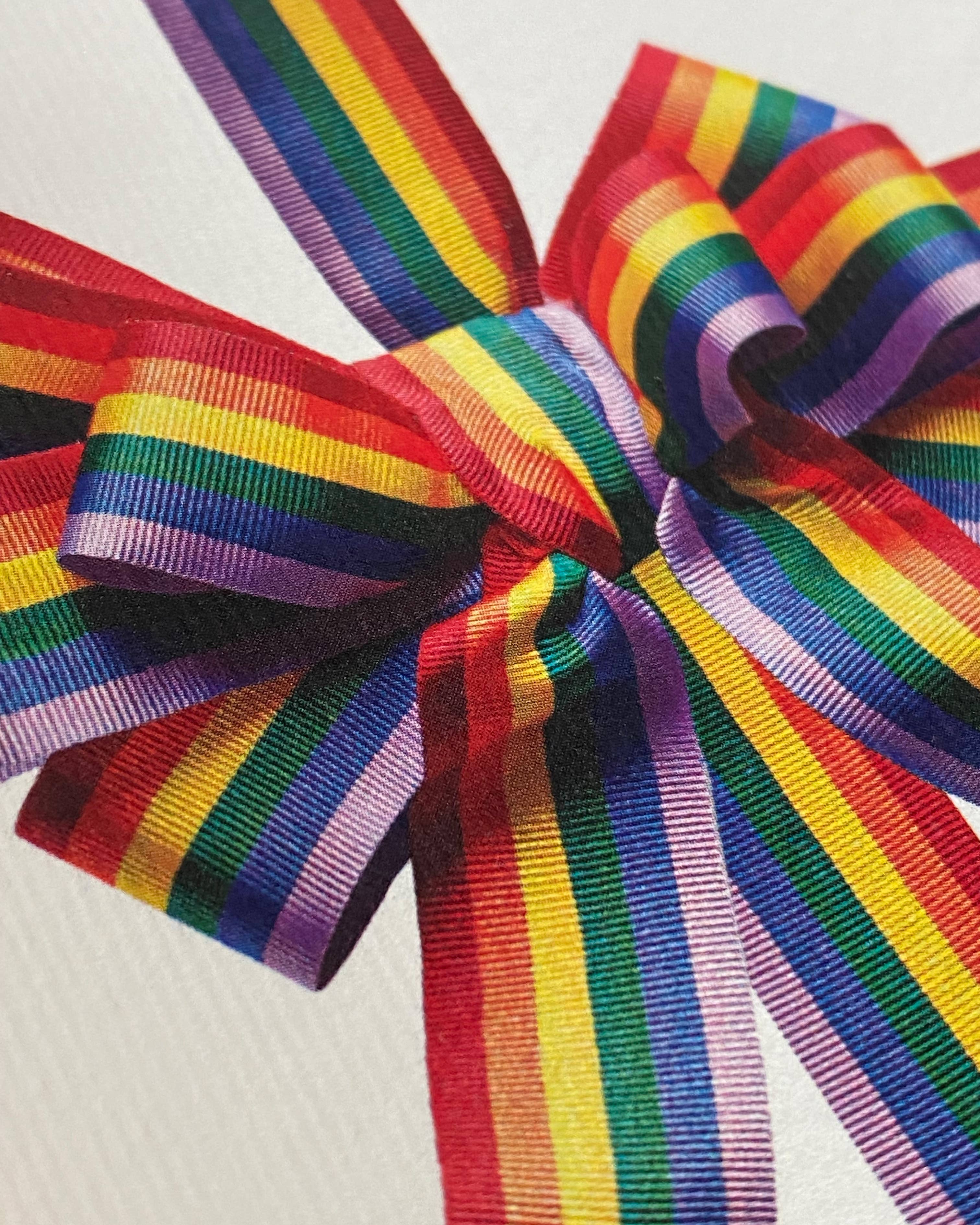 Rainbow Bow Notecard