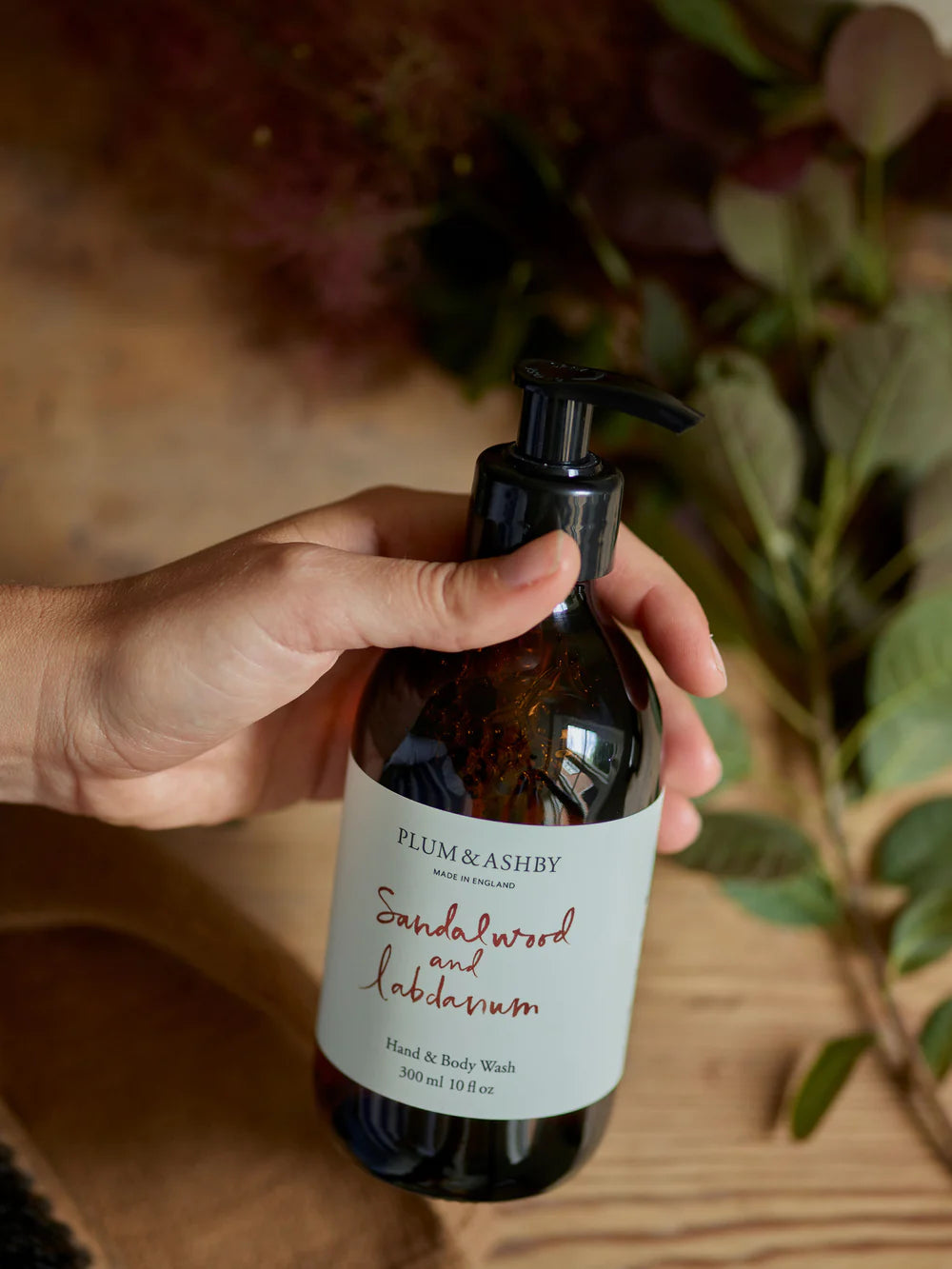 Plum &amp; Ashby Sandalwood &amp; Labdanum Hand &amp; Body Wash